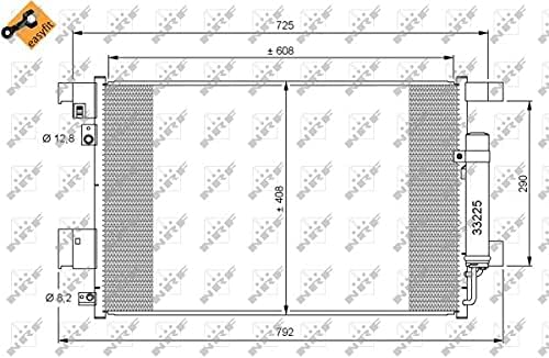NRF 35872 Kondensator, Klimaanlage