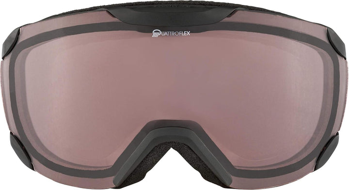 ALPINA Unisex Thaynes Q Skibrille (1er Pack) Einheitsgrösse Schwarz, Einheitsgrösse Schwarz