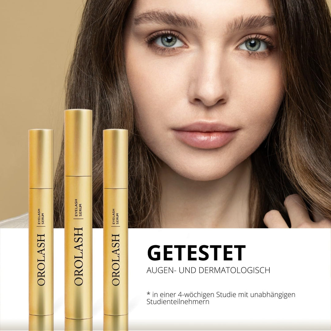 OROLASH Wimpernserum für längere und dichtere – Wimpern Conditioner zur Stärkung & Pflege – Eyelash