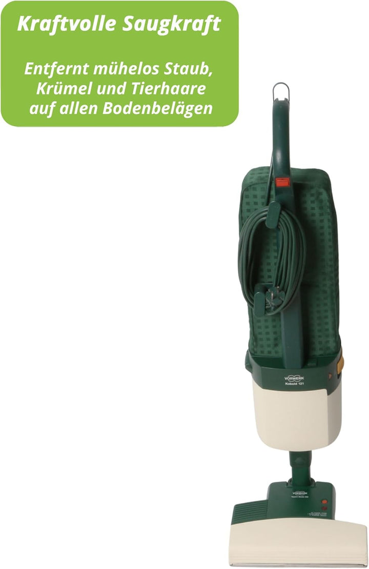 Vorwerk Kobold VK 121 mit Teppichbürste ET 340 - Mühelose und perfekte Reinigung, Tier Haare entfern