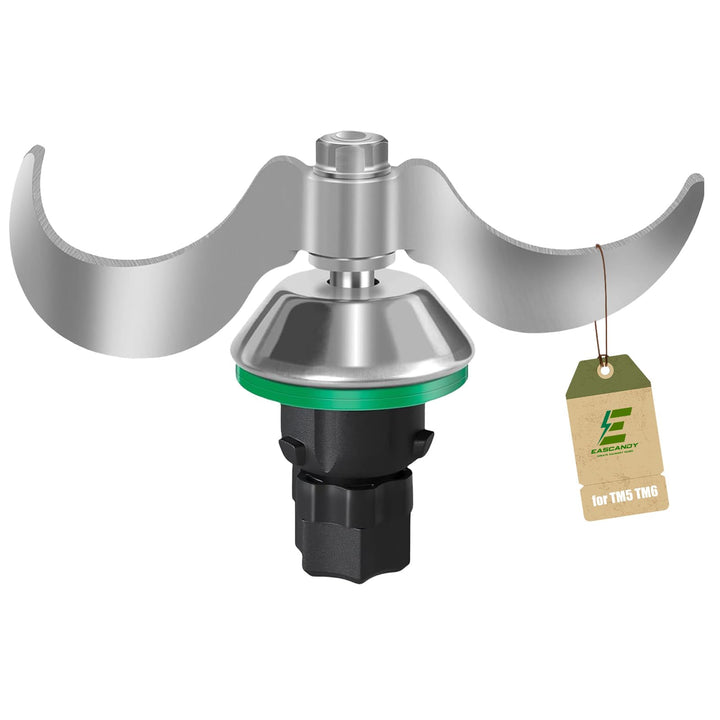 Knetmesser kompatibel mit Thermomix TM5 TM6 TM7 – Edelstahl-Teigmesser für schwere Teige, langlebige