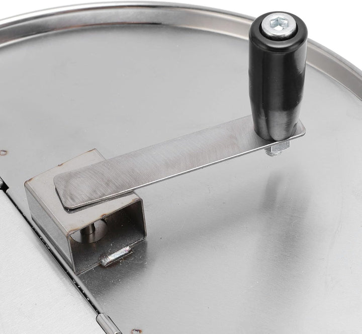Koper Popcorn Popper, Edelstahl -Popcornhersteller mit Handkurbel, Popcorn -Topf für Gas, Herd, Indu