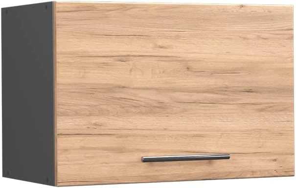 Vicco Hängeschrank Fame-Line, Goldkraft Eiche/Anthrazit, 60 cm Flach Goldkraft Eiche Hängeschrank (f