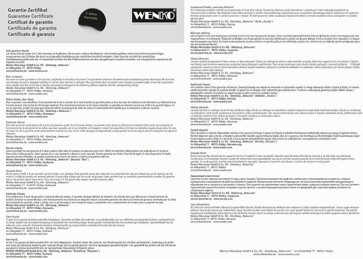 WENKO WC-Sitz Samoa, Premium-Duroplast Design-Toilettensitz mit Easy-Close Absenkautomatik &amp; Fix-Cli