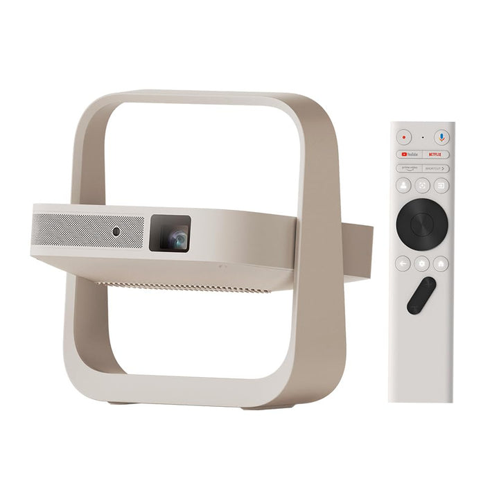 XGIMI Elfin Flip Plus Tragbarer Beamer, 500 ISO Lumen, 1080P, Google TV mit Lizenziertem Netflix, In