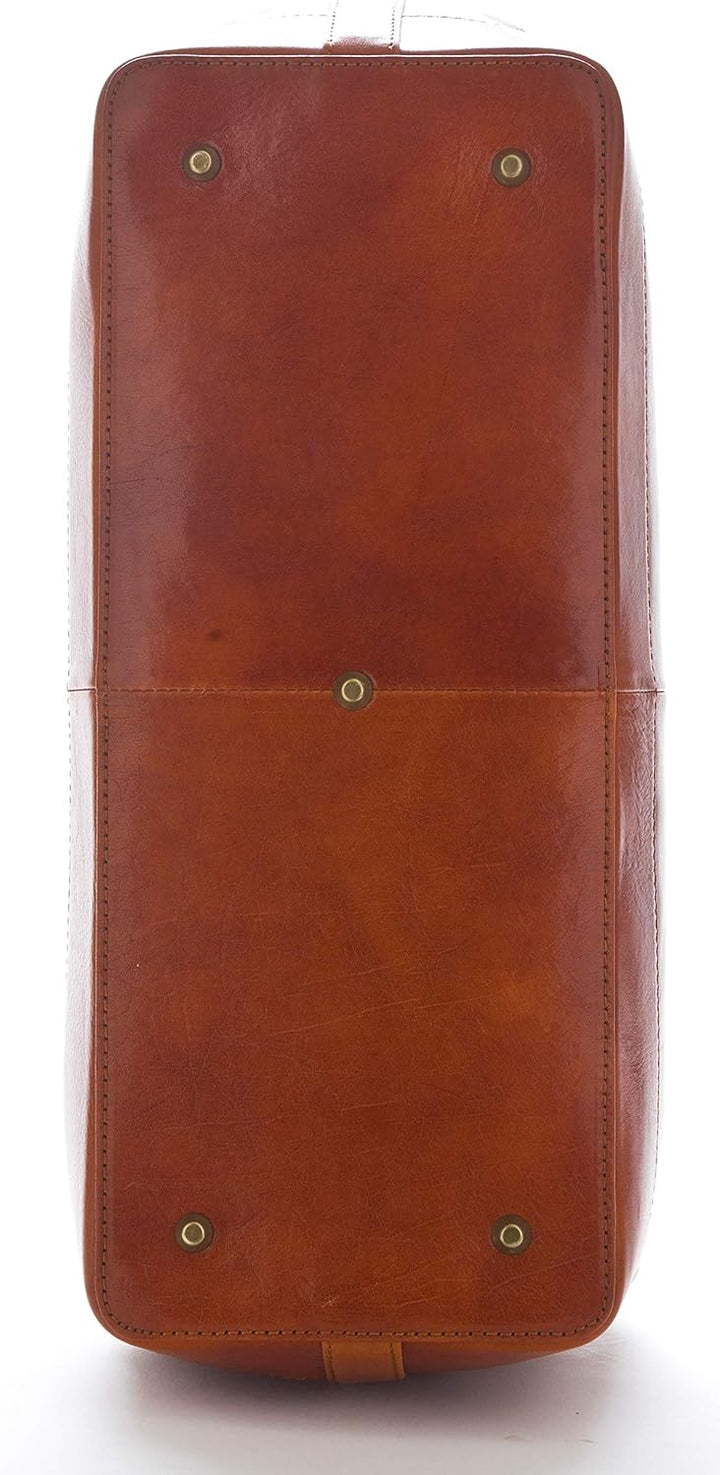 DD Firenze D&D - Arzttasche Classic - Made in Italy Marrone, Marrone