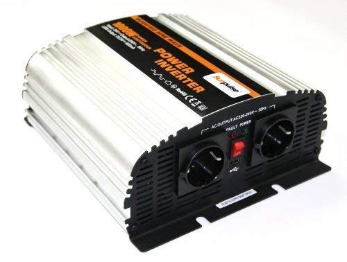 SOLARTRONICS NS1000 Spannungswandler 24V 230V modifizierter Sinus 1000W/2000W Wechselrichter 24V auf