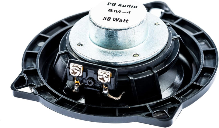 PG Audio BM-4, 10 cm Koaxial Lautsprecher passend für BMW 1er (E81, E82, E87, E88), 3er (E90, E91, E