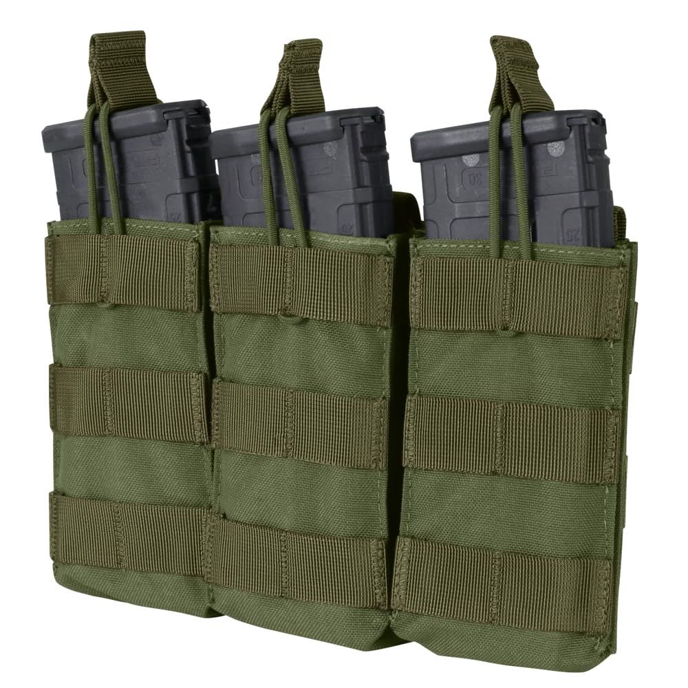 Condor Magazintasche Open Top Triple M4 Oliv, Oliv