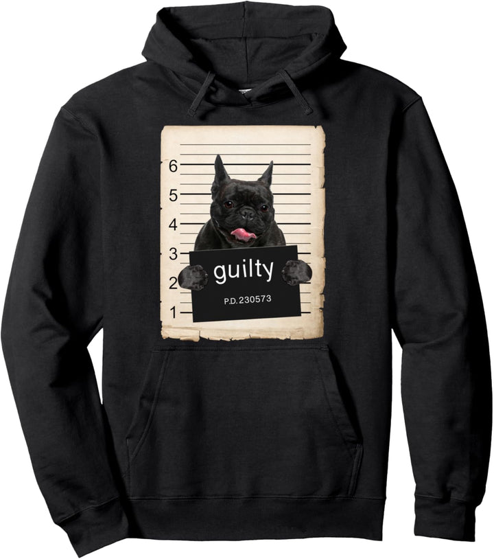french bulldog Dog mug shot Pullover Hoodie
