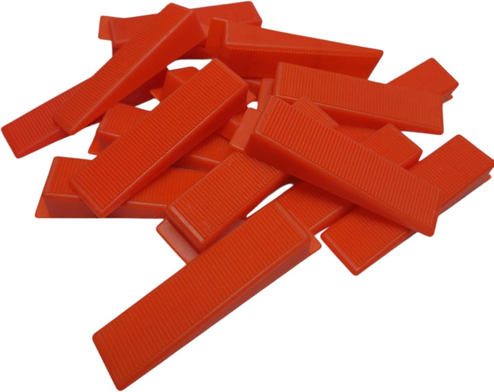 Fliesen Nivelliersystem Rot Fliesenstärke 12-21 mm Profi-Set 1 mm 500 Laschen 200 Keile + Zange -Ver