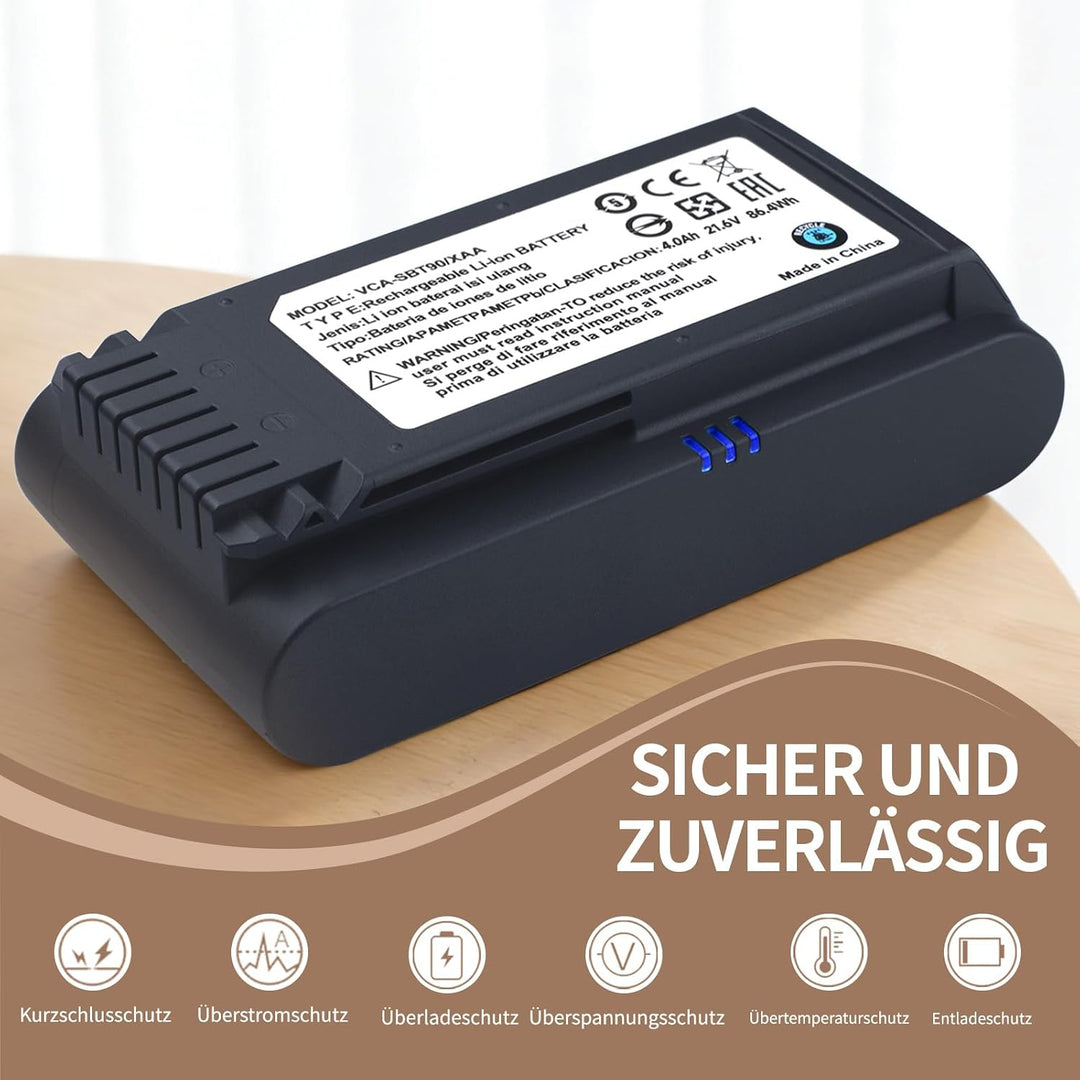 Ersatzakku 4.0Ah für Samsung Jet 60/65/70/75/75+/90/90+ Serie - VCA-SBT90
