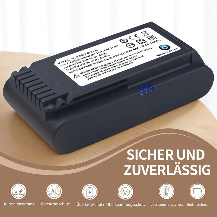 Ersatzakku 4.0Ah für Samsung Jet 60/65/70/75/75+/90/90+ Serie - VCA-SBT90