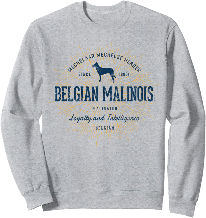 Belgian Malinois Vintage Belgischer Schäferhund Malinois Sweatshirt