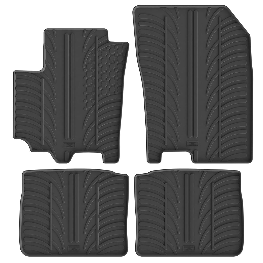 Gledring Satz Gummimatten kompatibel mit Suzuki SX4 S-Cross 2013-2016 & 2016- (T Profil 4-teilig)