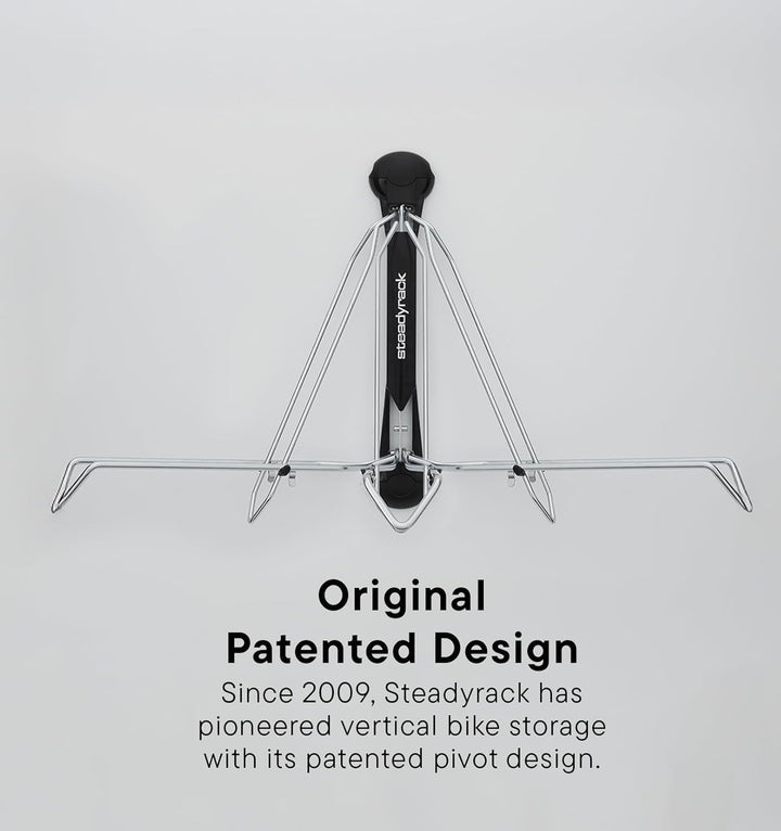 Steadyrack Fahrrad Wandhalterung - Classic Rack - Fahrrad Wandhalterung vertikal als Aufbewahrungslö