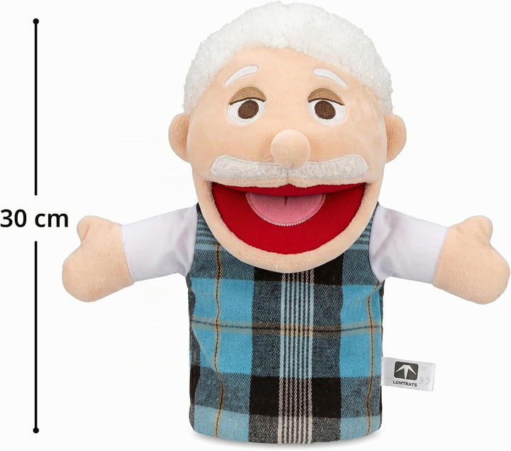 Familie Handpuppen für Kinder, beinhaltet Opa, Oma, Papa, Mama, Tochter, Sohn mit beweglichen offene
