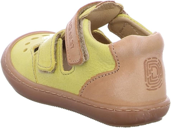Däumling Mädchen Sven Sneaker 20 EU Schmal Chalk Lemon, 20 EU Schmal Chalk Lemon