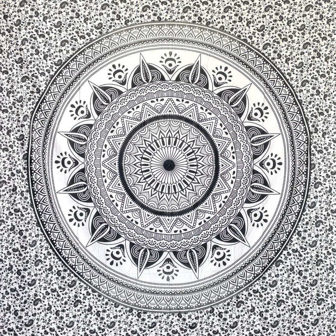 MOMOMUS Grosses Strandtuch XXL Sandfrei - Mit Mandala-Motiv - Ideal als Pareo, Strandtuch Gross Sand
