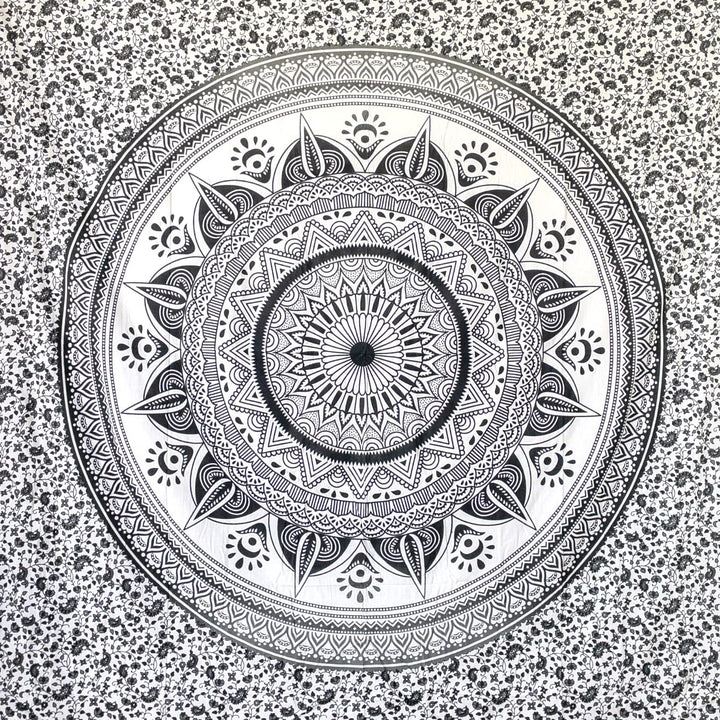 MOMOMUS Grosses Strandtuch XXL Sandfrei - Mit Mandala-Motiv - Ideal als Pareo, Strandtuch Gross Sand