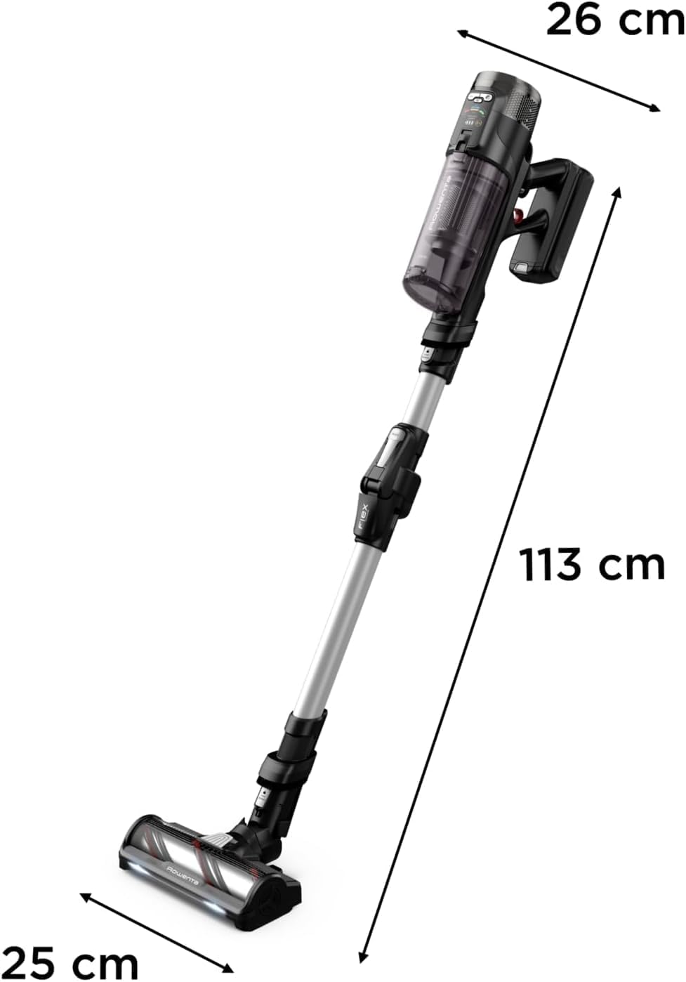 Rowenta X-Force Flex 13.60, kabelloser Akku-Staubsauger, Allergiker-Modell, tiefe Reinigungskraft, F