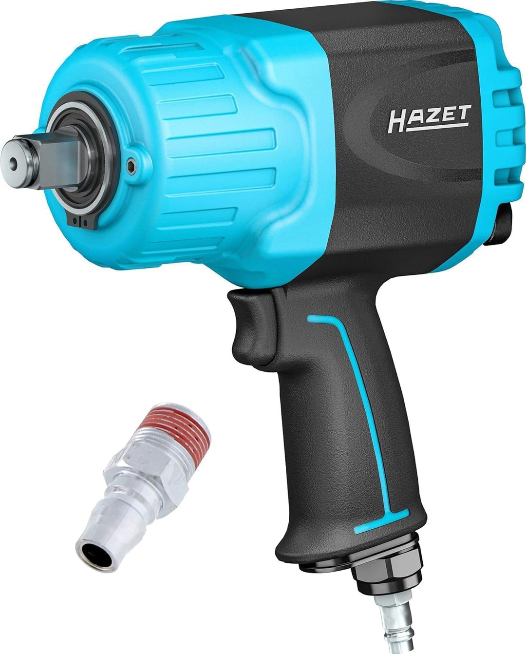 HAZET Twin Turbo Schlagschrauber 9013TT | Lösemoment max. 4100 Nm, Abtrieb: Vierkant 20 mm (3/4 Zoll