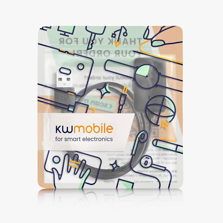 kwmobile USB Kabel Charger kompatibel mit AfterShokz Xtrainerz AS700 / OpenSwim S700 Ladekabel - Sma