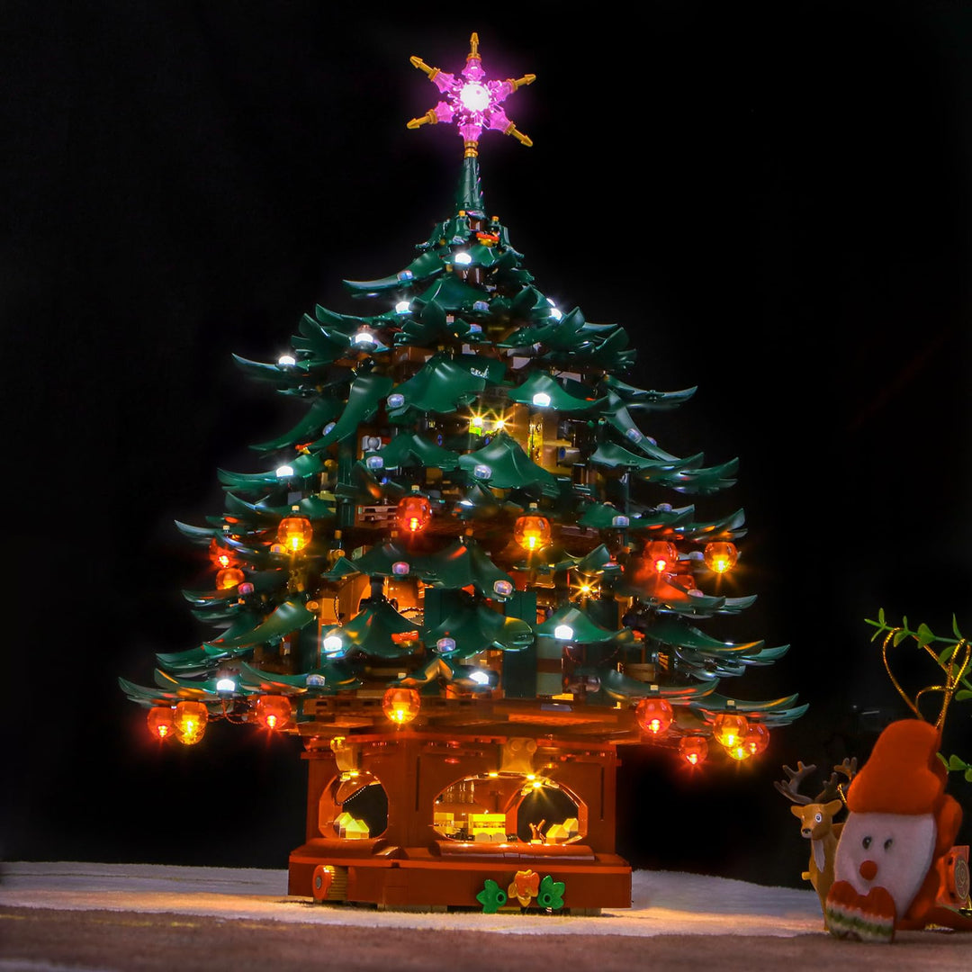 Led Licht Set Kompatibel mit Lego 41843 Family Christmas Tree Decoration (Kein Modell), Dekorationsb