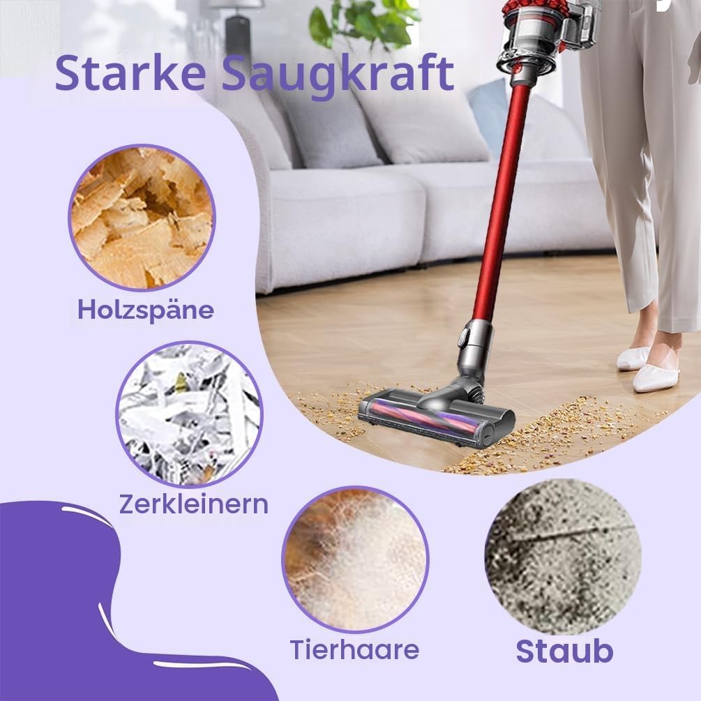 Elektrische Bürste kompatibel für Dyson V6 DC58 DC59 DC62 DC72 DC74 SV04 SV06 SV09, Ersatzteile Dire