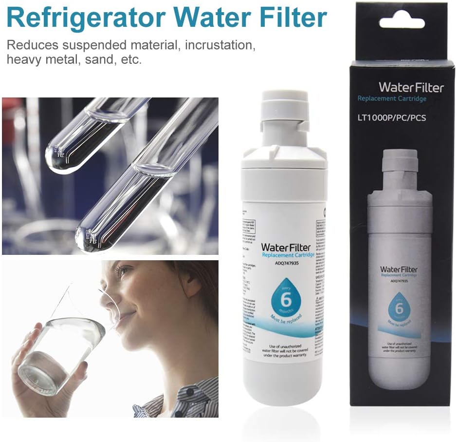 Kühlschrank-Wasserfilter, LT1000p Kühlschrank-Wasserfilter, Ersatz für Kenmore9980 (LT1000P) 1 Stück