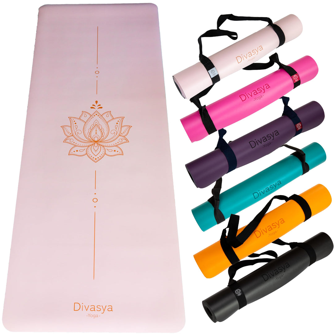 Premium Yogamatte rutschfest: Naturkautschuk rutschfest & japanische professional grip Oberfläche |