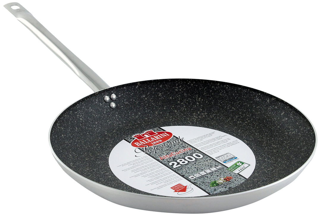 Ballarini b53t55 Langsame Pfanne, 1 Griff, Durchmesser 40 cm, professionelles Granit