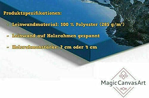 Magic Canvas Art Micky Maus Pop Art Kunst Leinwandbild 1- teilig Hochwertiger Kunstdruck Wandbilder
