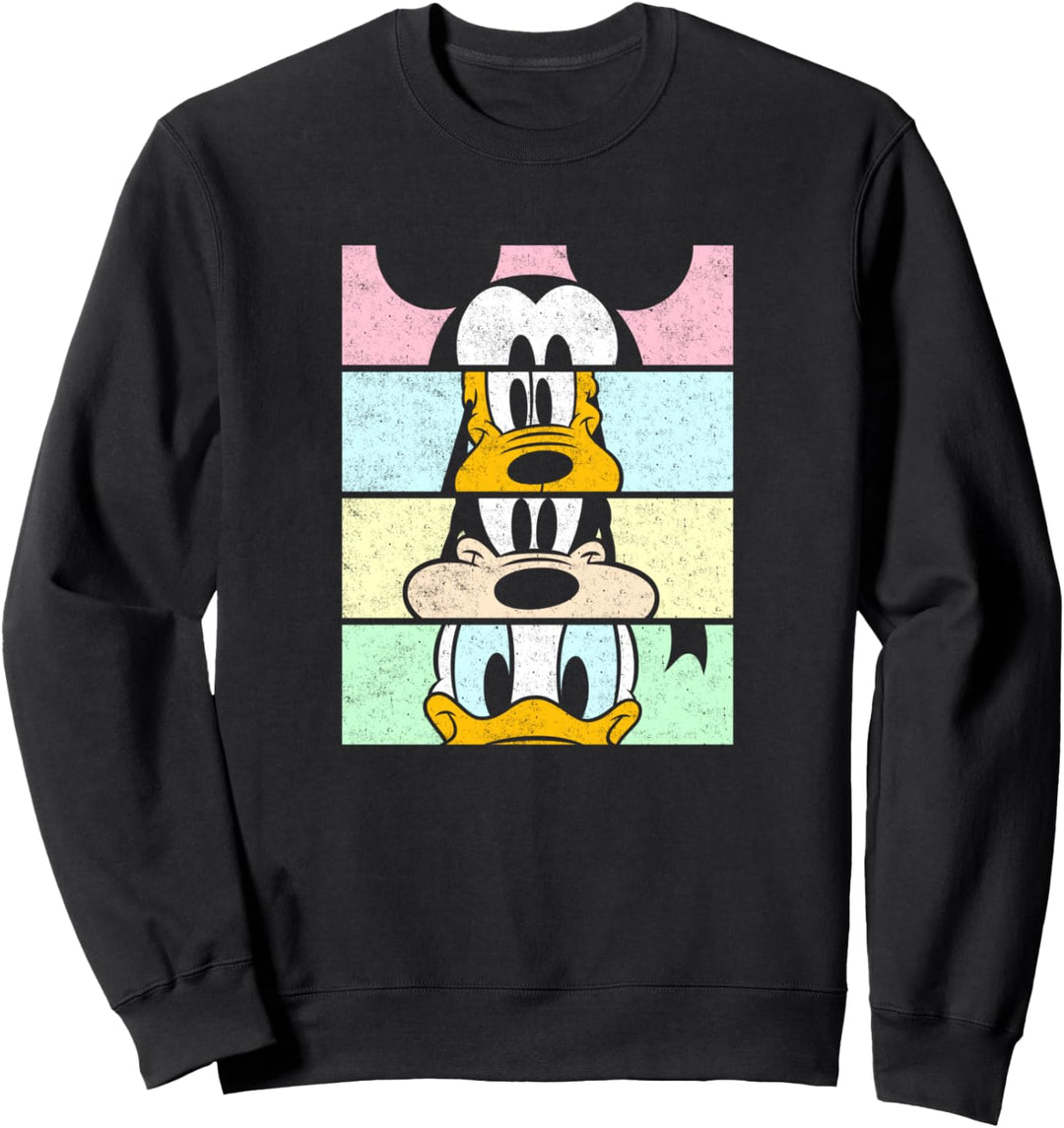 Disney Mickey And Friends Group Comic Panels Sweatshirt