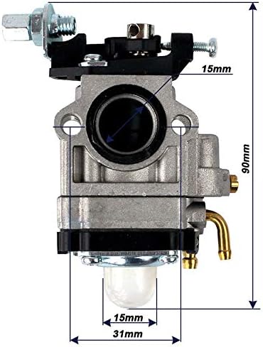Vergaser 52 ccm kompatibel mit Timberpro UNITED TRADE Valex Varan Motors LeroyMerlin Motorsense