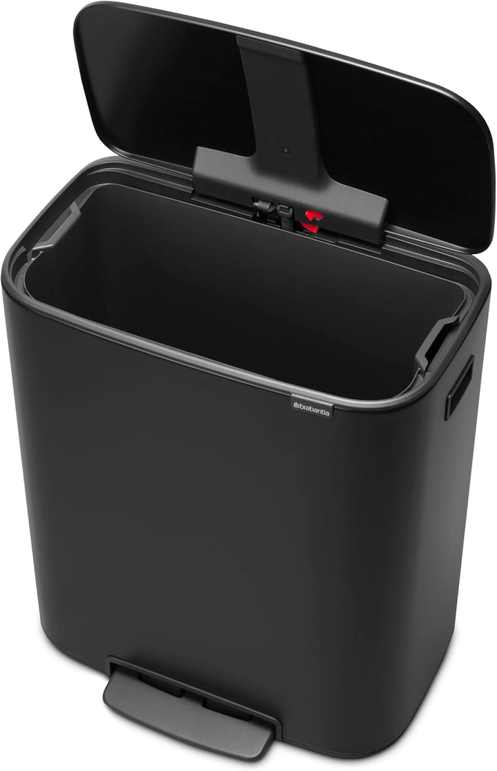 Brabantia Bo Treteimer, 60L 1 Inneneimer (60L) Matt Black, 1 Inneneimer (60L) Matt Black