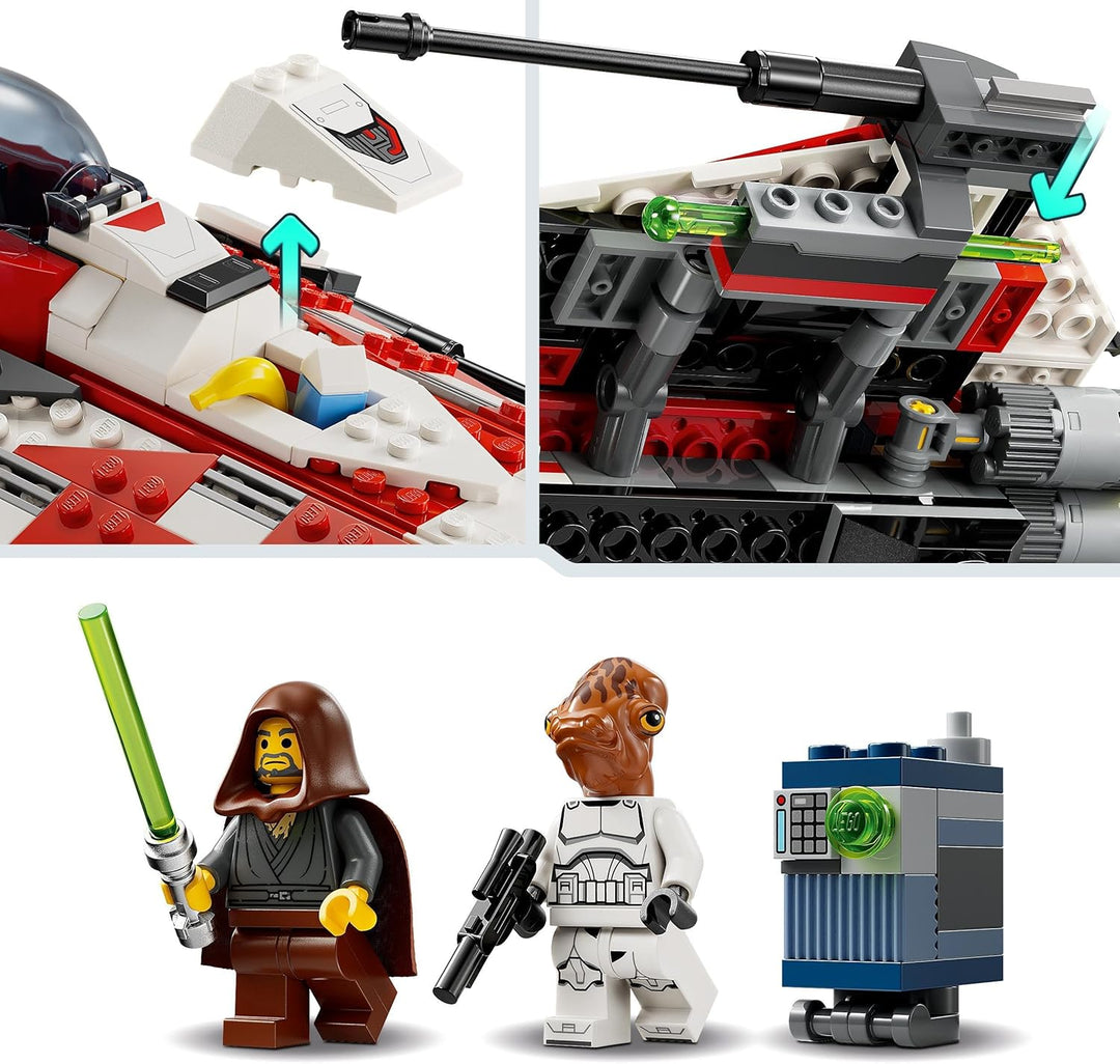 LEGO Star Wars Jedi Bobs Sternjäger, Bauspielzeug, Spielzeug-Sternenschiff Steinen, beliebter Charak