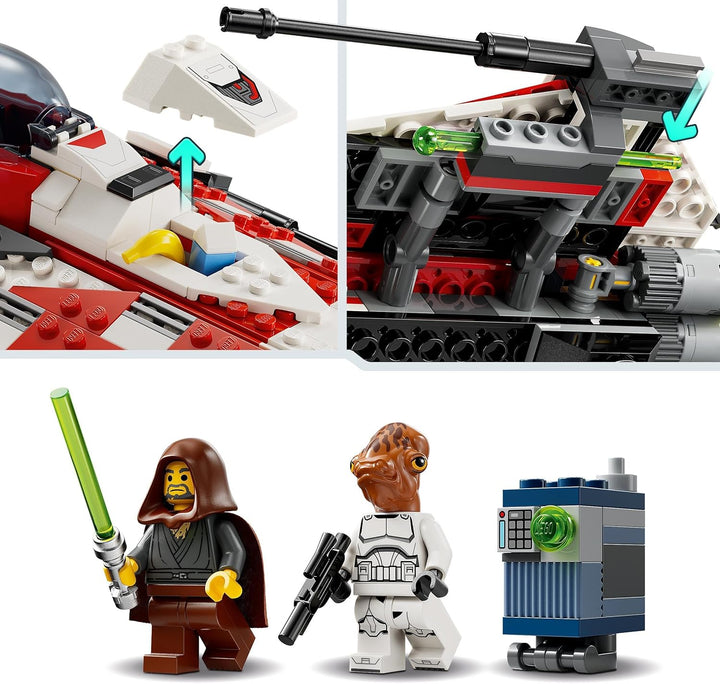 LEGO Star Wars Jedi Bobs Sternjäger, Bauspielzeug, Spielzeug-Sternenschiff Steinen, beliebter Charak
