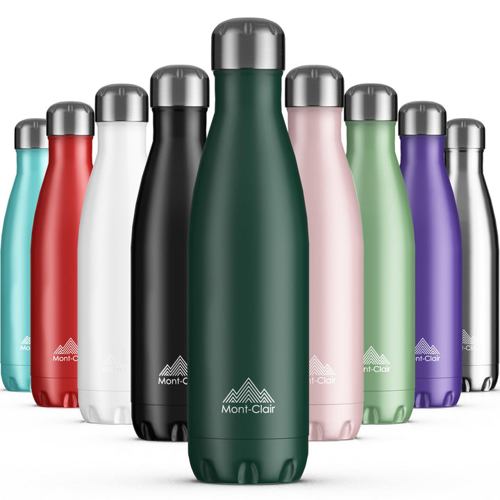 Mont-Clair Trinkflasche Edelstahl - Thermosflasche - BPA-freie - Water Bottle, Edelstahl trinkflasch