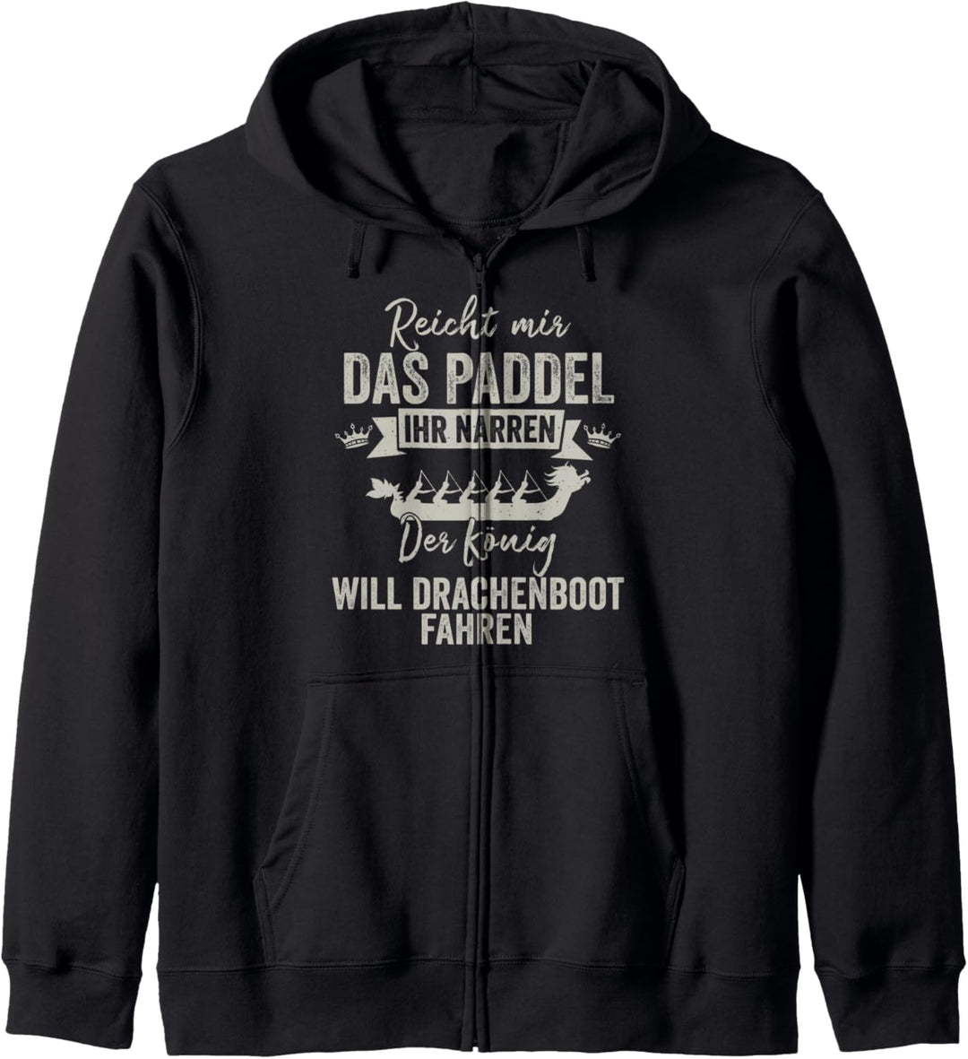 Drachenboot Paddel Lustiger Spruch Drachenbootfahrer Kapuzenjacke