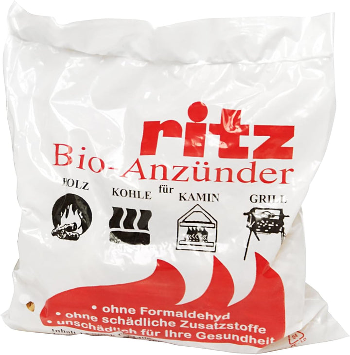 raik R1017 Raik Kaminbesteck mit Holzgriff, 3-teilig, grau + RITZ