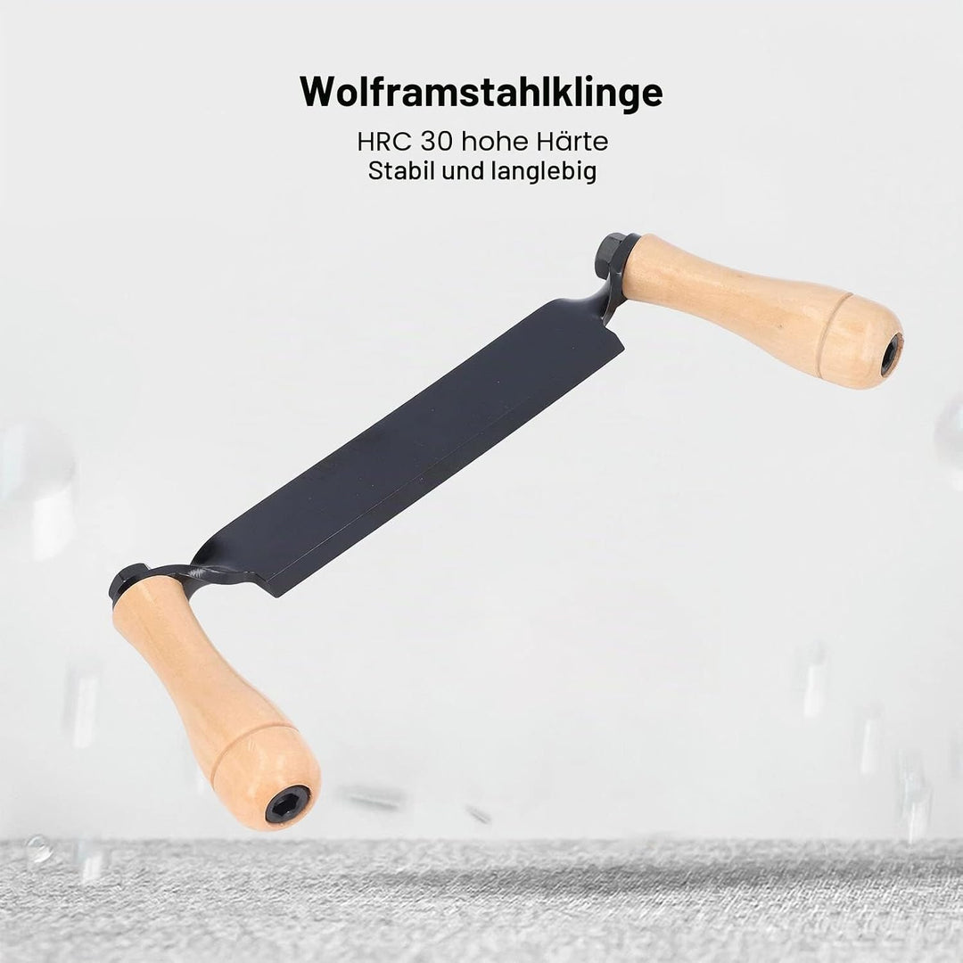 Ejoyous Zugmesser für holz, Schälmesser Schäleisen Holzbearbeitung Reifmesse Ziehmesser für Gebogene