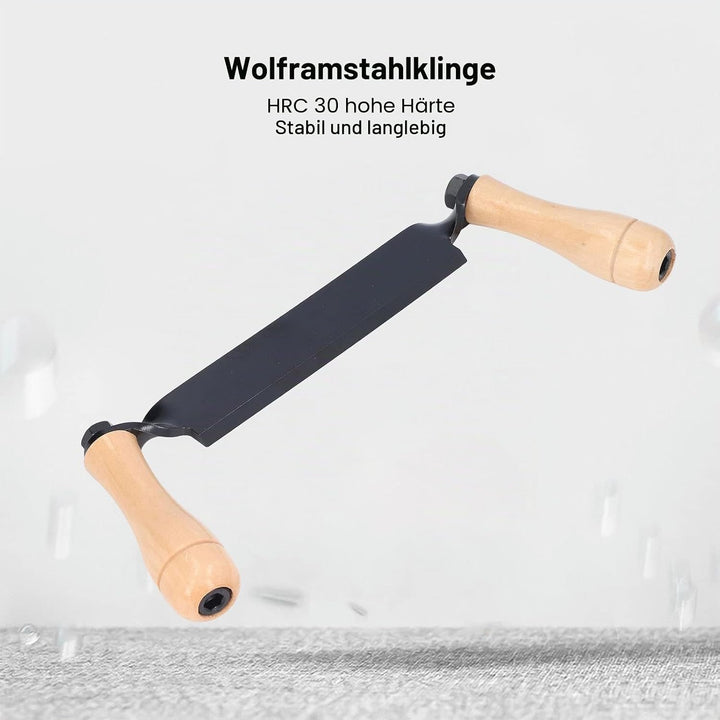 Ejoyous Zugmesser für holz, Schälmesser Schäleisen Holzbearbeitung Reifmesse Ziehmesser für Gebogene