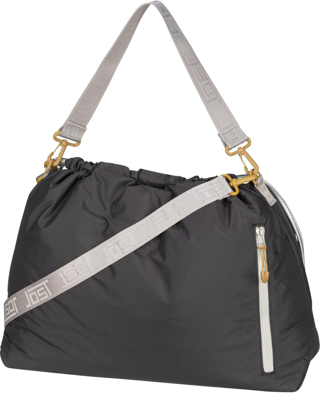 Jost Kemi - Schultertasche 43 cm Black/Silver, Black/Silver