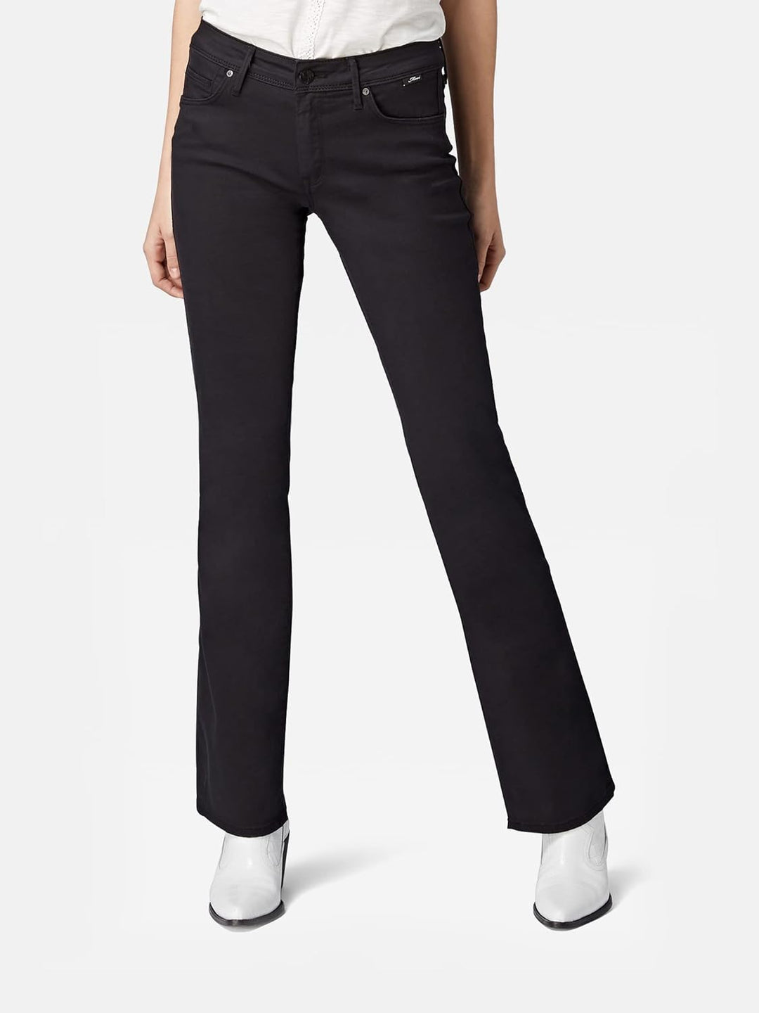 Mavi Damen Jeans Bella - Bootcut 25W / 34L Double Black Str, 25W / 34L Double Black Str