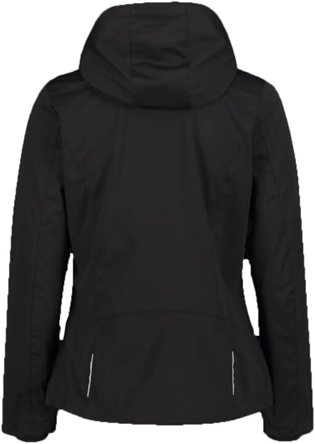 CMP Damen Light Softshell Jacke Softshelljacke Outdoorjacke XL Schwarz, XL Schwarz