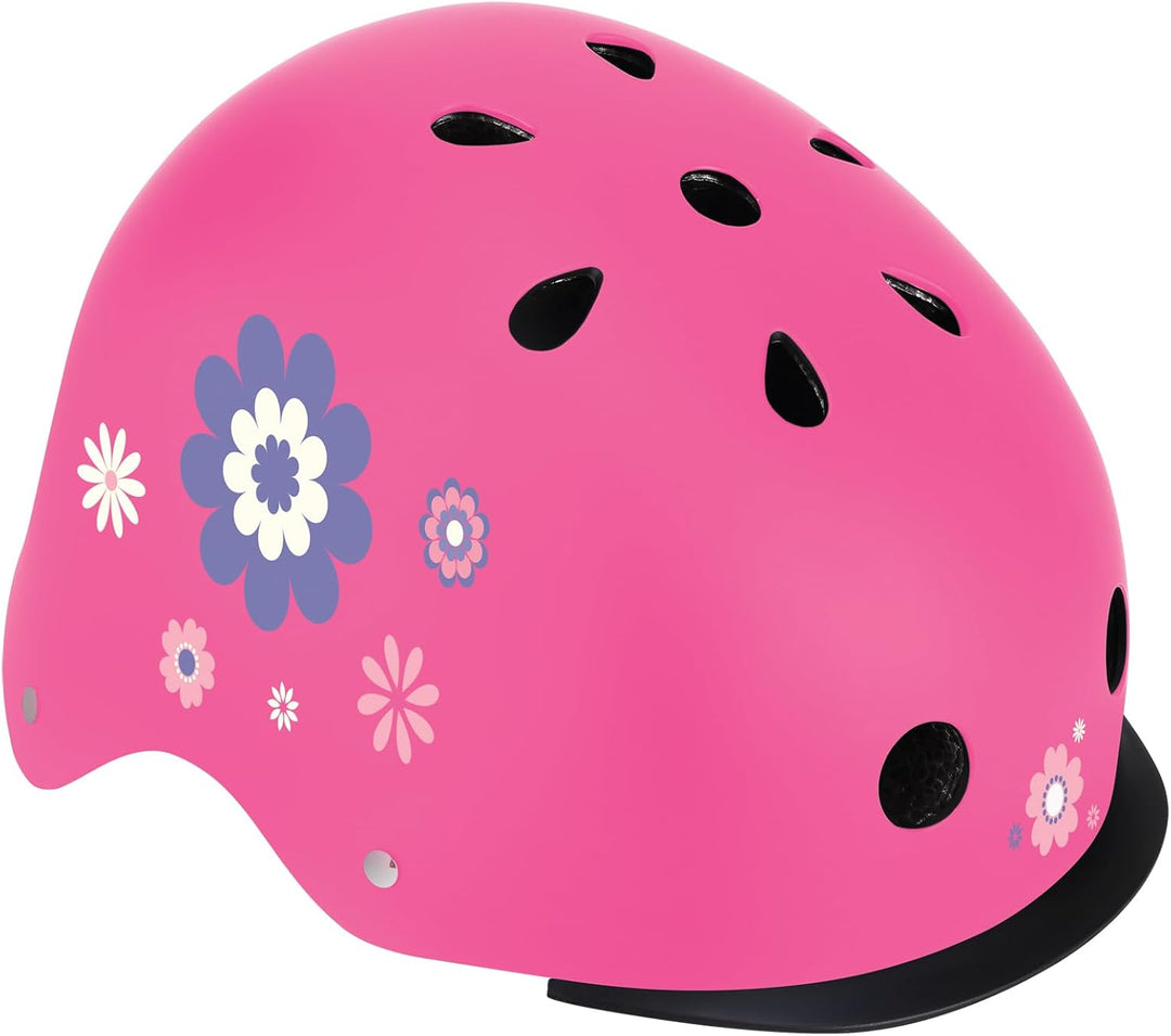 Globber Mädchen Helm Elite Lights, Rosa, Taille XS-S