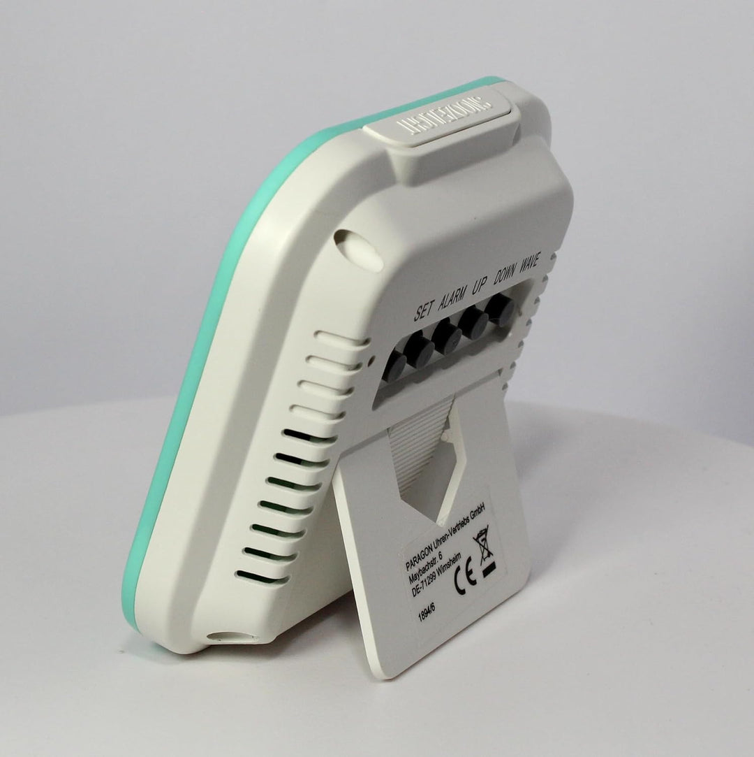 Atlanta LCD Funkwecker Digital Anzeige Licht Snooze Temperatur - 1894/6 (Grün), Grün