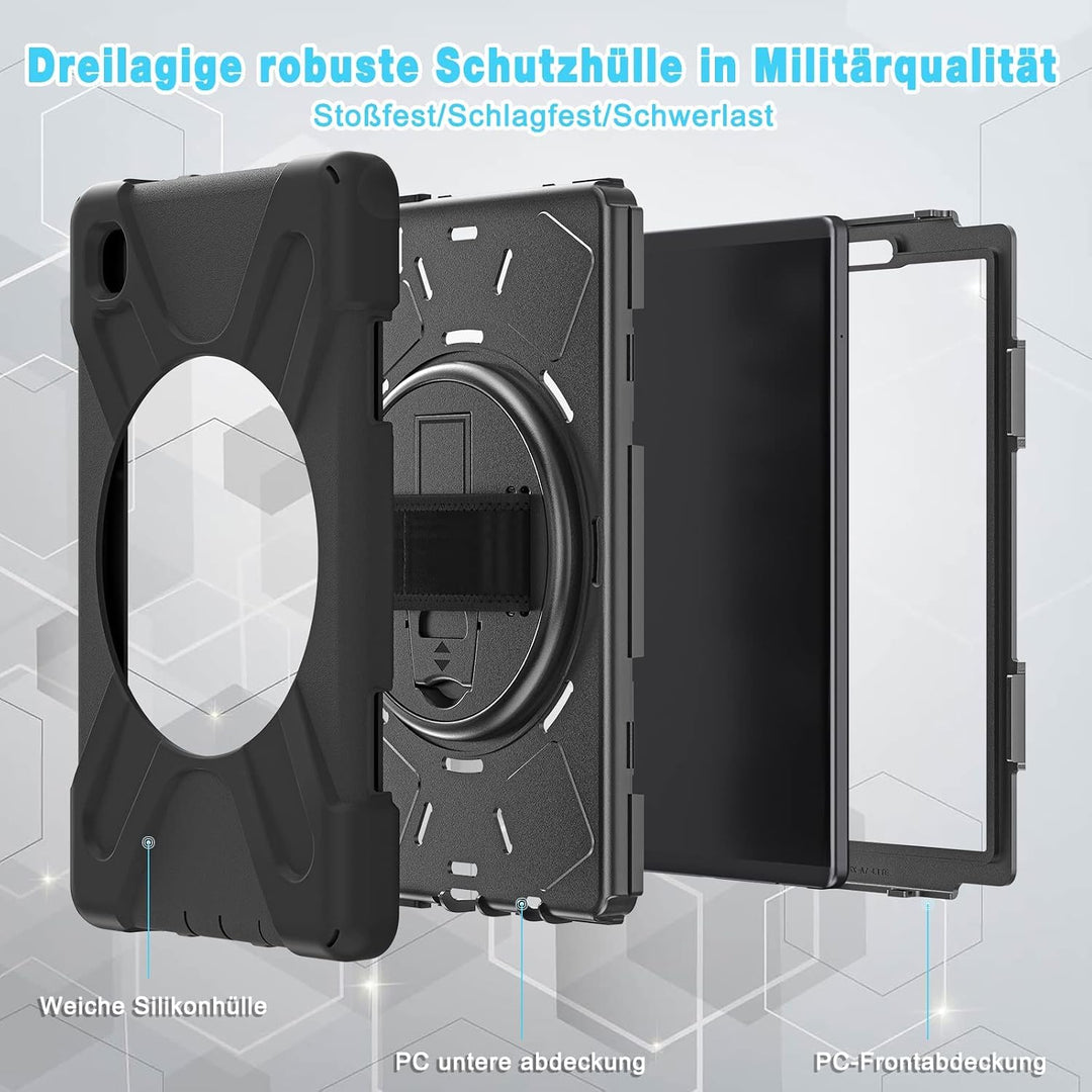 BRAECN für Galaxy Tab A7 Lite Hülle - Samsung Tab A7 Hülle 8.7" 2021 | Stossfeste Schutzhülle, 360°