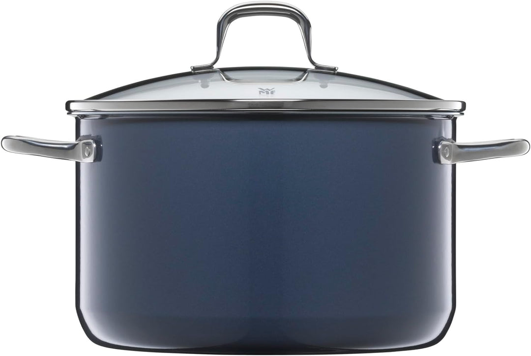 WMF Fusiontec Essential Kochtopf gross, 24 cm, Glasdeckel, Fleischtopf Induktion, 6,4l, High-Tech Ke